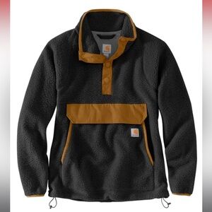 Women's Carhartt Relaxed Fit 1/4 Snap Fleece Pullover